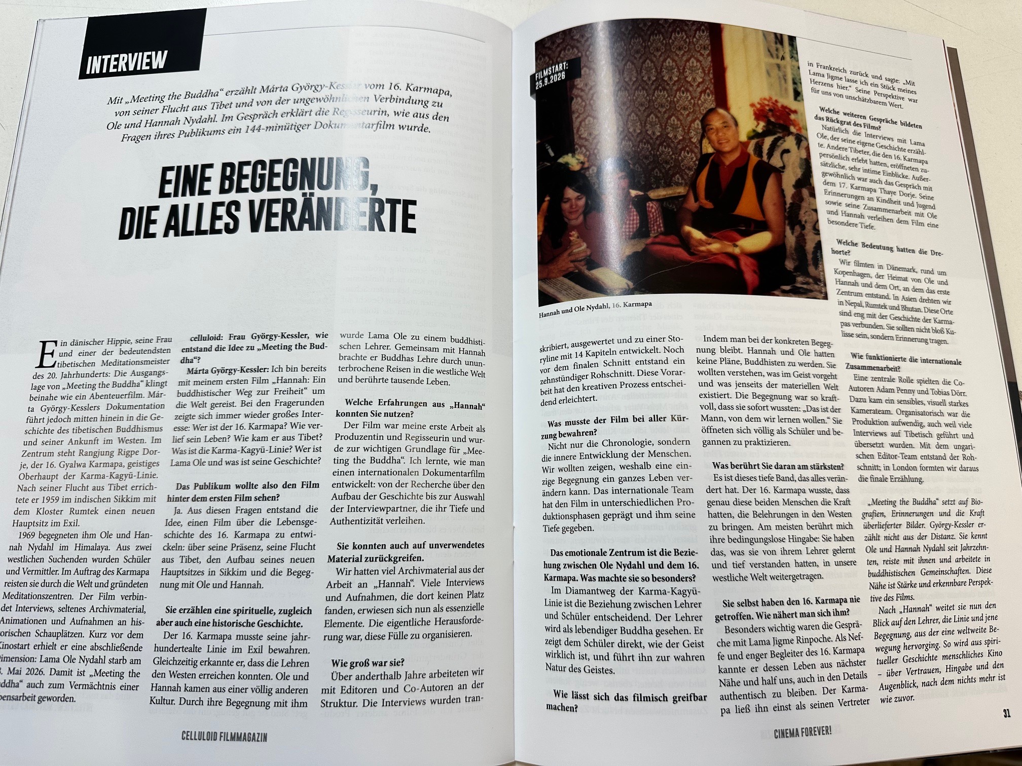 Celluloid Filmmagazin/ Interview Marta György Kessler Celluloid Filmmagazin/ Interview Marta György Kessler